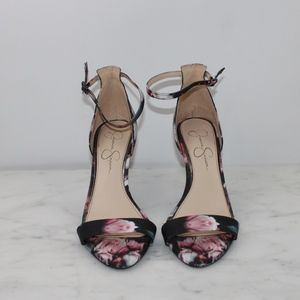 [Jessica Simpson] Mirena Floral Strappy Stiletto